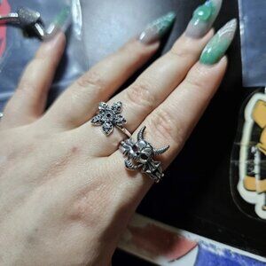 1 pcs Pandora x Stranger Things D&D FHC or demogorgon Ring Sz 6-9
